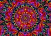 Puzzle Kaléidoscope de toutes les couleurs