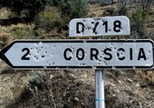 Puzzle Puzzle bienvenue en Corse : le panneau routier
