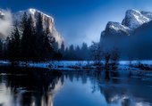 Puzzle Puzzle montagne : Yosemite sous la neige
