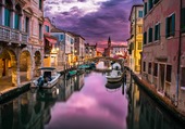 Puzzle Puzzle canal de Venise et ciel coloré 