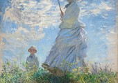 Puzzle Peinture grand maître : La femme à l'ombrelle par Claude Monet