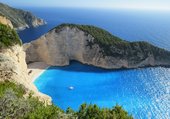 Puzzle Puzzle plus belles plage du monde : La navagio Shipwreck beach en Grèce